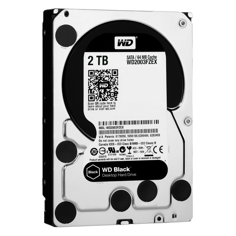 WD Black WD2003FZEX - 2TB 7200rpm 64MB 3.5zoll SATA600